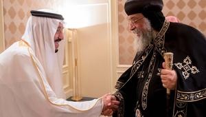 لقاء البابا تواضروس مع الملك سلمان بن عبدالعزيز