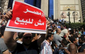 تظاهرات المصريون في جمعة الارض-ارشيفية
