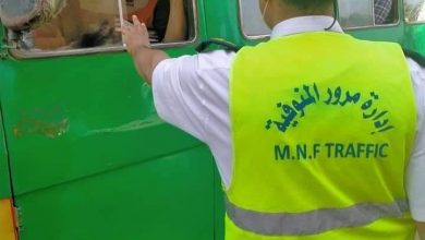 مرور المنوفية سحب ١٤٣ رخصة قيادة لمخالفتهم ارتداء الكمامة 8