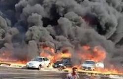 30 سيارة إطفاء من القاهرة للهايكستب .. فيديو .. 1