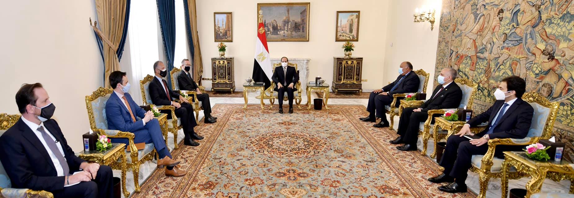  الرئيس السيسي للمبعوث الامريكي فيلتمان: سد النهضة قضية وجودية بالنسبة لمصر