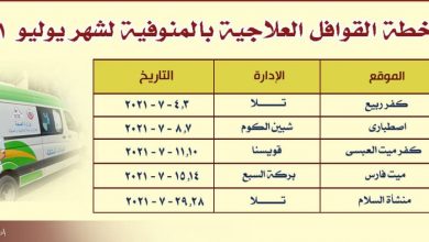 محافظ المنوفية : إطلاق قوافل طبية وعلاجية بالمناطق الأكثر إحتياجاً 8