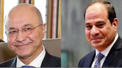 السيسي يعزي رئيس العراق ورئيس الحكومة في ضحايا حريق مستشفى الحسين 5