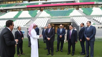 مدبولى يزور مؤسسة قطرلإطلاق القدرات البشرية واستاد المدينة التعليمية بالدوحة 7