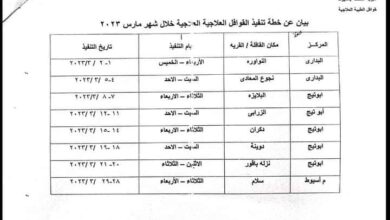 سعد يوضح خطة القوافل الطبية المجانية الشاملة لشهر مارس بقرى أسيوط  9