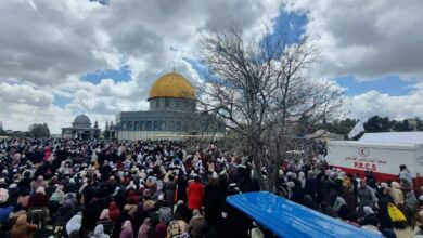 ربع مليون مصلي يؤدون الجمعة الثانية من رمضان في الأقصى 5