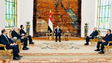 الرئيس السيسي يستقبل الحلبوسي ويبحثان تعزيز العلاقات المصرية العراقية 14