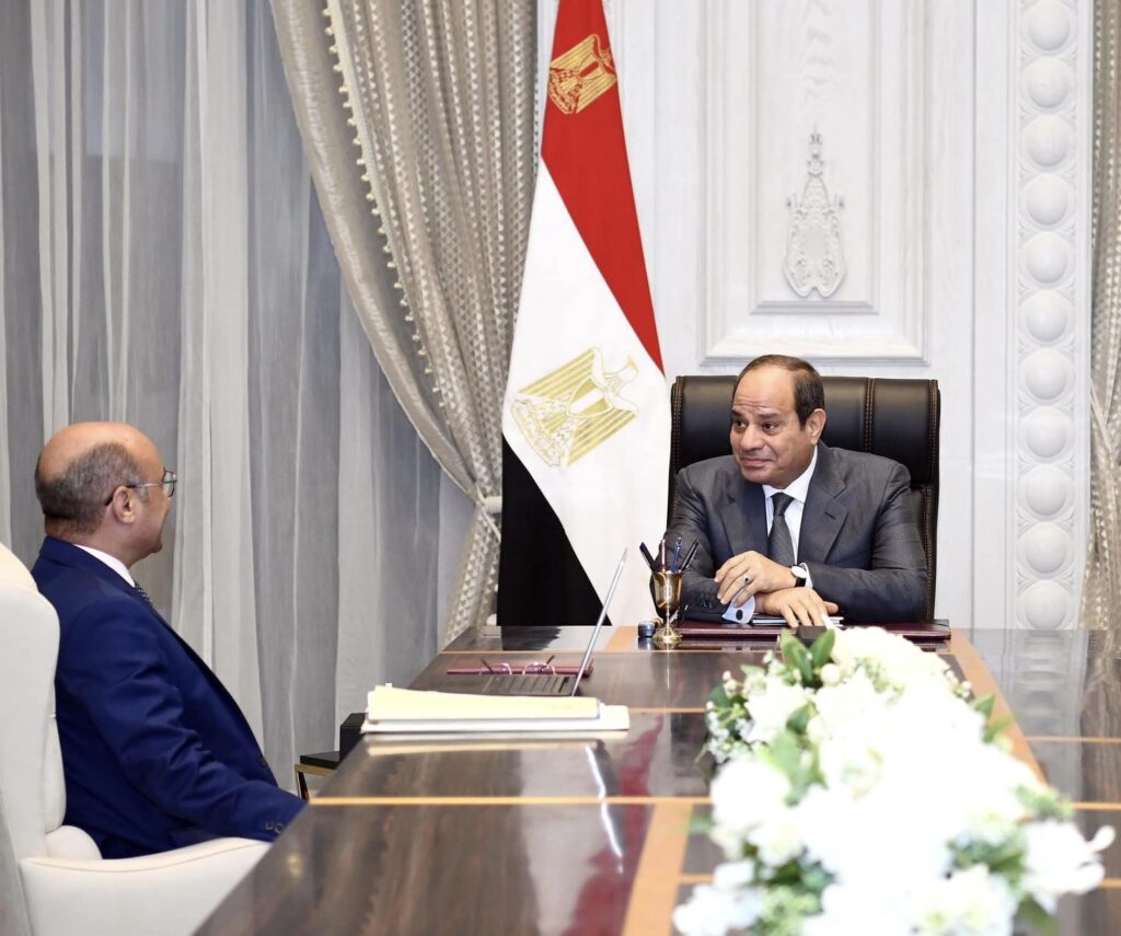 الرئيس السيسي يبحث مع وزير العدل تطوير الجانب التقني في المحاكم 1