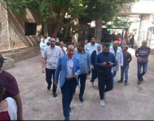 وكيل صحة القليوبيه يفاجئ مستشفي الخصوص المركزي 1