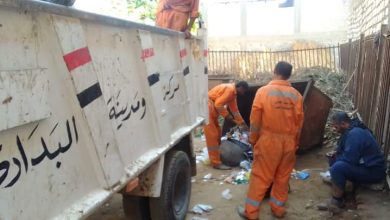 رفع 570 طن مخلفات ببعض مراكز محافظة أسيوط 6