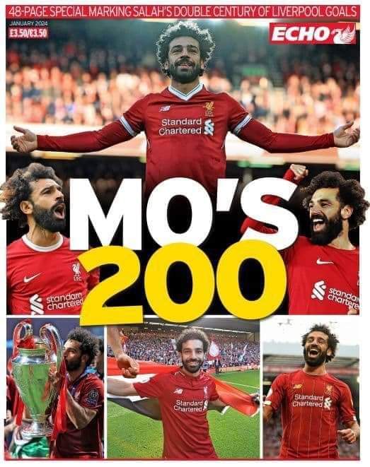 محمد صلاح يكسر حاجز الـ 200 هدف مع ليفربول الإنجليزي 1