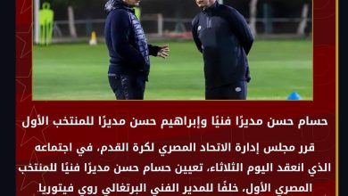 حسام حسن مديرا فنيا .. وإبراهيم حسن مديرا للمنتخب الأول لكرة القدم 5