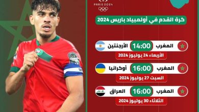 تعرف على مواعيد مباريات المنتخب الأولمبي المغربي في أولمبياد باريس 2024 6