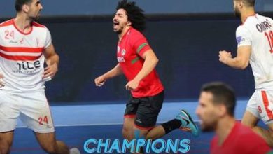 سبورتنج يهزم الزمالك ويتوج بطلا لكأس مصر لكرة اليد 7