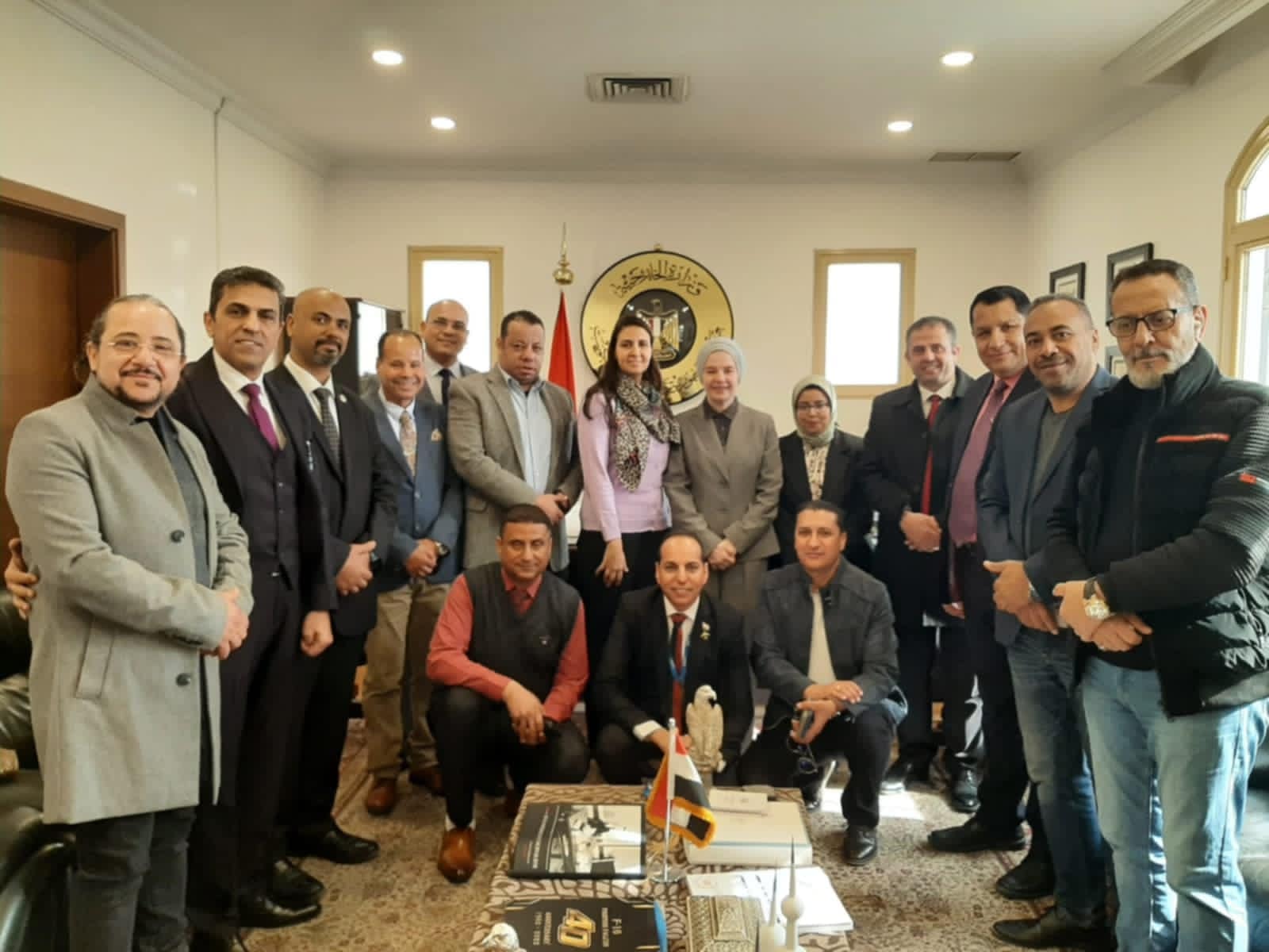 الجالية المصرية في الكويت تكرم السفيرة هبة زكي بمناسبة انتهاء فترة بعثتها