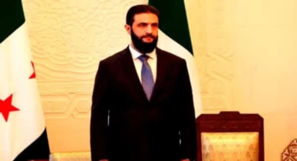 الشرع رئيسًا انتقاليًا لسوريا لمدة 4 سنوات وحل البرلمان والجيش السابق 1 الشرع رئيسًا انتقاليًا لسوريا لمدة 4 سنوات وحل البرلمان والجيش السابق 1