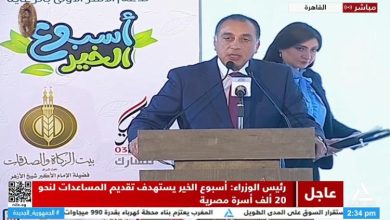 مدبولى يشهد إطلاق القافلة الخامسة لصندوق تحيا مصر من المساعدات إلى غزة 1