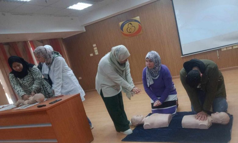 تدريب إلزامي لكافة العاملين بتأمين صحي القليوبية على انعاش القلب الرئوى