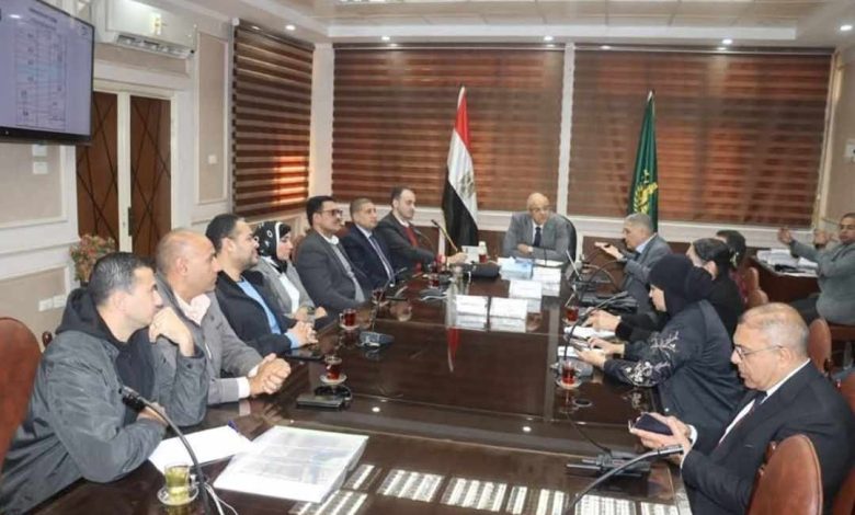 محافظ القليوبيه يبحث توسعه نفق سعد زغلول بمدينه بنها