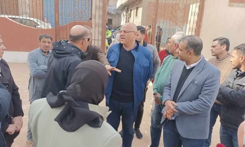 عطيه يتفقد عدد من مشروعات مبادرة حياه كريمة بشبين القناطر