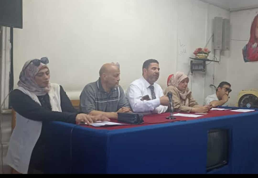 مدير تعليم القناطر يناقش التعليمات الخاصه لامتحانات الثانوية العامة 