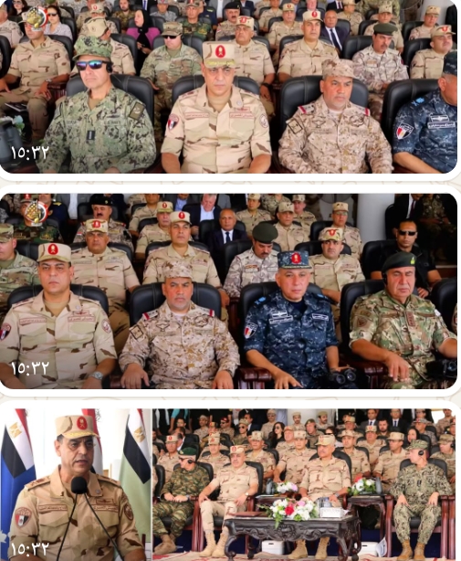 المتحدث_العسكرى : الفريق أول  عبد المجيد صقر  يشهد تنفيذ المرحلة الرئيسية للتدريب المصرى  الأمريكى المشترك ( النجم الساطع – 2025 ) 